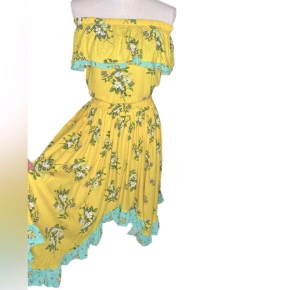 Matilda Jane Wm’s Sz XS Yellow Brilliant Daydream Hooked On A Feeling Dress - Picture 3 of 7